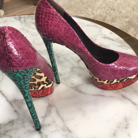 Brian Atwood Python Stilleto - Picture 2 of 8